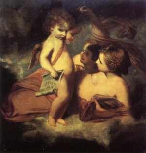  Photograph - Venus Chiding Cupid. by Reynolds, Sir Joshua