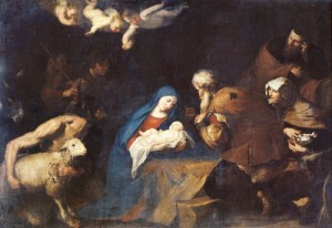 Oil ribera, jusepe de Painting - Adoration of the Shepherds   1640 by Ribera, Jusepe de