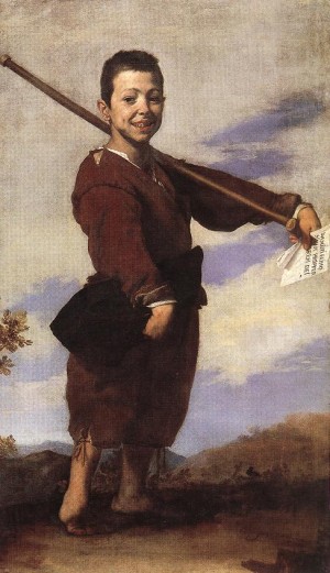 Oil ribera, jusepe de Painting - Clubfooted Boy    1642 by Ribera, Jusepe de