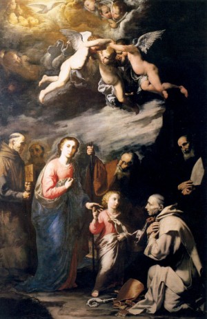 Oil ribera, jusepe de Painting - Earthly Trinity   1626 by Ribera, Jusepe de