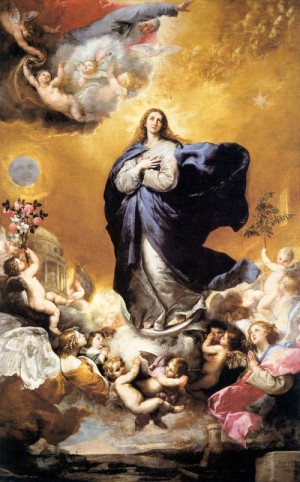 Oil Painting - Immaculate Conception   1635 by Ribera, Jusepe de