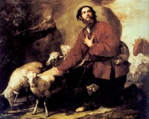 Oil ribera, jusepe de Painting - Jacob and Laban's Flock   1632 by Ribera, Jusepe de