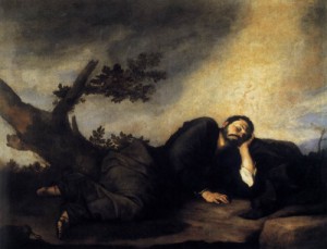 Oil ribera, jusepe de Painting - Jacob's Dream   1639 by Ribera, Jusepe de