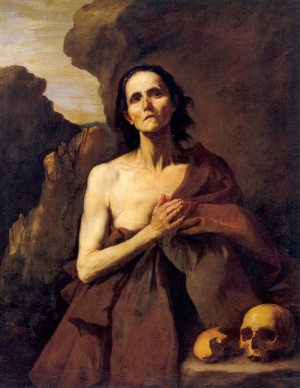 Oil ribera, jusepe de Painting - Maria Aegyptiaca (St. Mary of Egypt)  1641 by Ribera, Jusepe de