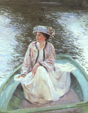 Oil rose, guy Painting - On the River, 1908, Rose Family Collection by Rose, Guy