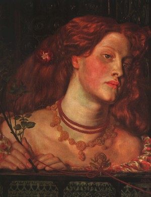Oil rossetti, dante gabriel Painting - Fair Rosamund, 1861 by Rossetti, Dante Gabriel