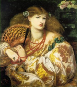 Oil rossetti, dante gabriel Painting - Monna Vanna  1866  35 x 34 in  Tate Gallery, London by Rossetti, Dante Gabriel