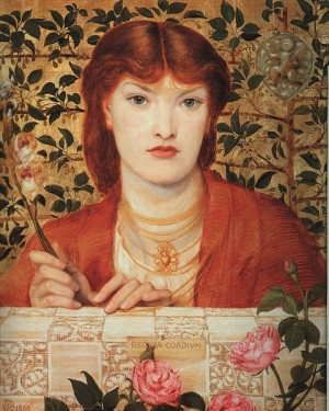 Oil rossetti, dante gabriel Painting - Regina Cordium, 1866,  Glasgow Museums by Rossetti, Dante Gabriel