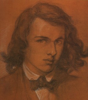 Oil Painting - Self Portrait at Age Eighteen, 1847 by Rossetti, Dante Gabriel