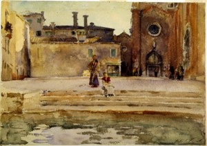 Oil sargent, john singer Painting - Campo dei Frari, Venice by Sargent, John Singer