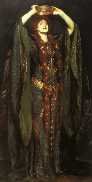 Oil sargent, john singer Painting - Ellen Terry as Lady Macbeth, 1889, by Sargent, John Singer