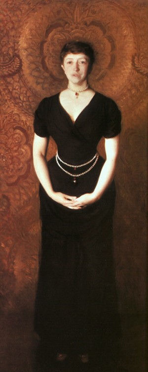 Oil portrait Painting - Portrait of Isabella Stewart Gardner, 1888 by Sargent, John Singer
