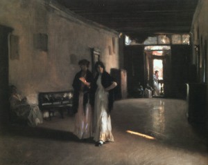 Oil sargent, john singer Painting - Venetian Interior, 1880-82 by Sargent, John Singer
