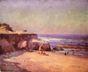 Oil steele, theodore clement Painting - On the Oregon Coast 1902 by Steele, Theodore Clement