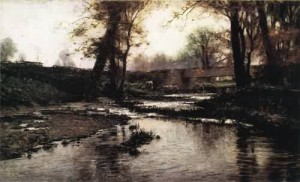 Oil steele, theodore clement Painting - Pleasant Run 1885 by Steele, Theodore Clement