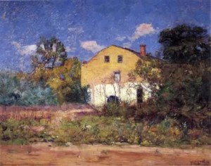 Oil steele, theodore clement Painting - The Grist Mill 1901 by Steele, Theodore Clement