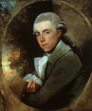 Oil green Painting - Man in a Green Coat, 1785 by Stuart, Gilbert Charles