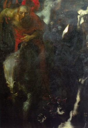 Oil stuck, franz von Painting - The Wild Hunt, 1899 by Stuck, Franz von