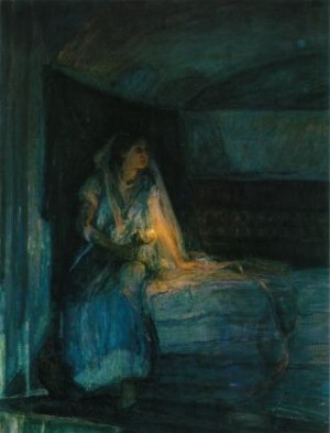 Oil tanner, henry ossawa Painting - Mary 1914 by Tanner, Henry Ossawa
