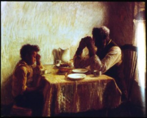 Oil tanner, henry ossawa Painting - Thankful Poor by Tanner, Henry Ossawa
