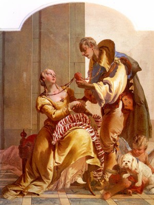 Oil fantasy and mythology Painting - Marital Concord, 1734 by Tiepolo, Giovanni Battista
