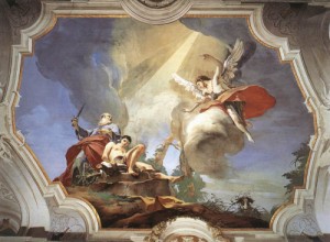 Oil fantasy and mythology Painting - The Sacrifice of Isaac     1726-29 by Tiepolo, Giovanni Battista