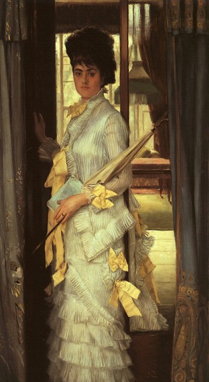 Oil Portrait Painting - A Portrait (Miss Lloyd), 1876 by Tissot, James