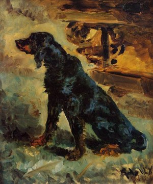  Photograph - Dun a Gordon Setter Belonging to Comte Alphonse de Toulouse-Lautrec 1881 by Toulouse Lautrec, Henri de