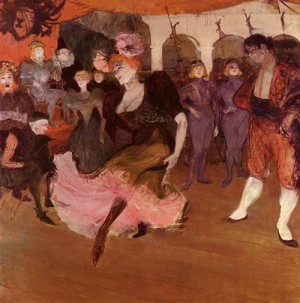  Photograph - Marcelle Lender Dancing in the Bolero in Chilperic 1895 by Toulouse Lautrec, Henri de