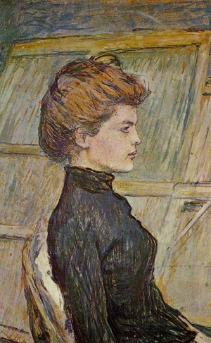 Oil toulouse lautrec, henri de Painting - Portrait of Helen (detail) 1888 by Toulouse Lautrec, Henri de