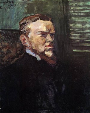 Oil portrait Painting - Portrait of Octave Raquin 1901 by Toulouse Lautrec, Henri de