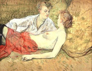  Photograph - The Two Friends by Toulouse Lautrec, Henri de