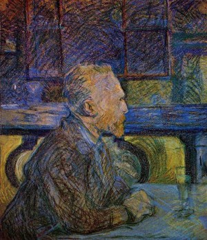  Photograph - Vincent van Gogh 1887 by Toulouse Lautrec, Henri de