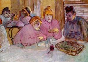  Photograph - Woman in a Brothel 1896 by Toulouse Lautrec, Henri de