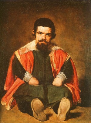 Oil velazquez, diego Painting - Don Sebastian de Morra, 1645 by Velazquez, Diego