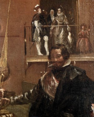  Photograph - Prince Baltasar Carlos with the Count-Duke of Olivares at the Royal Mews (detail)   c. 1636 by Velazquez, Diego