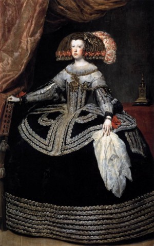  Photograph - Queen Dona Mariana of Austria    1652-53 by Velazquez, Diego
