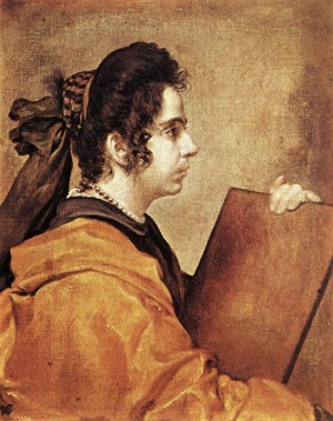 Oil velazquez, diego Painting - Sibyl    c. 1632 by Velazquez, Diego