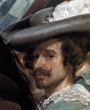 Oil the Painting - The Surrender of Breda (detail)   1634-35 by Velazquez, Diego