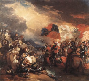 Oil west, benjamin Painting - Edward III Crossing the Somme    1788 by West, Benjamin