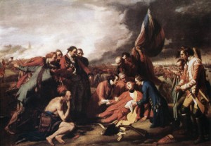 Oil west, benjamin Painting - The Death of General Wolfe    1770 by West, Benjamin