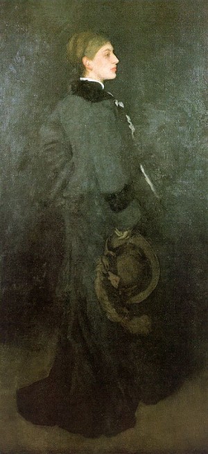  Photograph - Arrangement in Brown and Black, Miss Rosa Corder, 1876-78 by Whistler, James Abbott McNeill