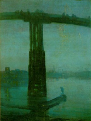  Photograph - Nocturne, Blue and Gold - Old Battersea Bridge  1872-77 by Whistler, James Abbott McNeill