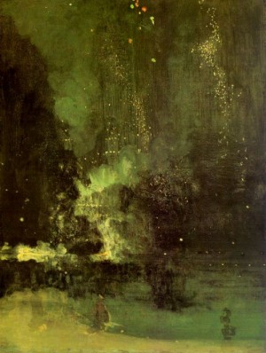 Photograph - Nocturne in Black and Gold, The Falling Rocket, 1875 by Whistler, James Abbott McNeill