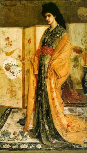  Photograph - Rose and Silver, The Princess from the Land of Porcelain, 1863-64 by Whistler, James Abbott McNeill