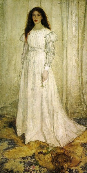  Photograph - Symphony in White Number 1, The White Girl, 1862 by Whistler, James Abbott McNeill