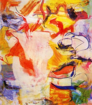 Oil abstract Painting - pirate, 1981 by Willem de Kooning