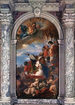 Oil ricci, sebastiano Painting - Altar of St Gregory the Great by Ricci, Sebastiano