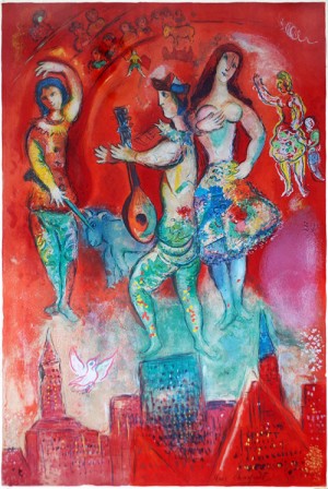 Oil chagall marc Painting - Carmen, 1966 by Chagall Marc