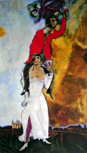 Oil chagall marc Painting - CG-100 by Chagall Marc